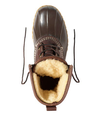 L.L.Bean Women's Shearling Lined Bean Boots, 10 Inch FOOTWEAR