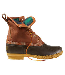 L.L.Bean Women's Bean Boots, 8" Flannel-Lined Insulated FOOTWEAR