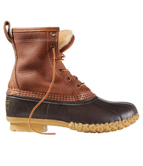 L.L.Bean Women's Bean Boots, 8" Shearling-Lined Insulated FOOTWEAR