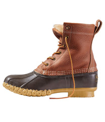 L.L.Bean Women's Bean Boots, 8" Shearling-Lined Insulated FOOTWEAR