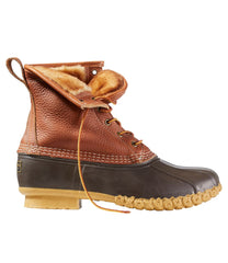L.L.Bean Men's Bean Boots, 8" Shearling-Lined Insulated FOOTWEAR