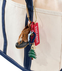 L.L.Bean Bean Boot Key Chain, Tan/Brown BAG & TRAVEL