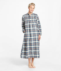 L.L.Bean Women's Scotch Plaid Flannel Nightgown CLOTHING