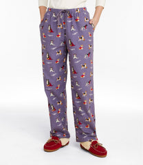 L.L.Bean Women's Flannel Sleep Pants, Print CLOTHING|SALE