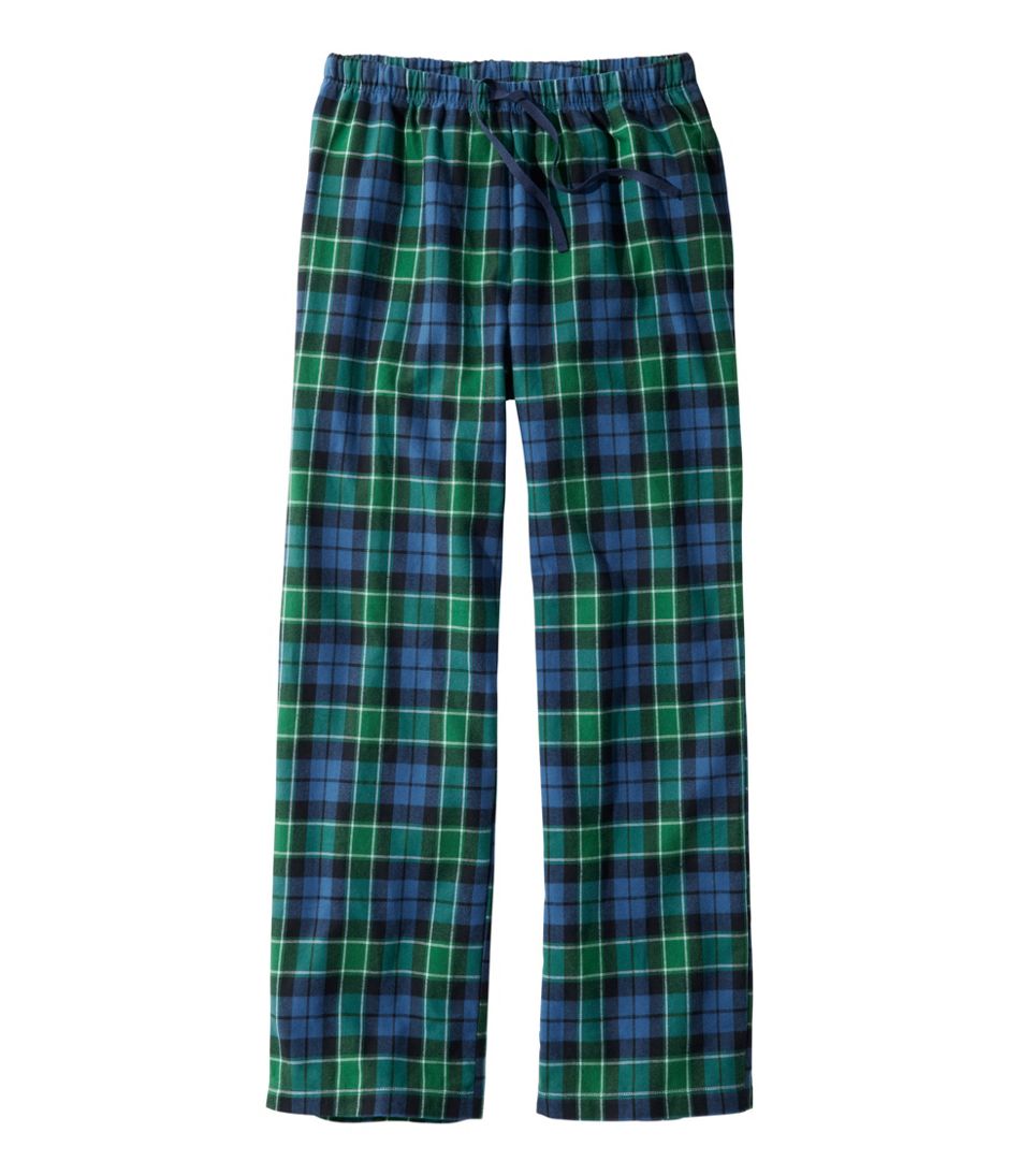 L.L.Bean Women's Flannel Sleep Pants, Plaid CLOTHING