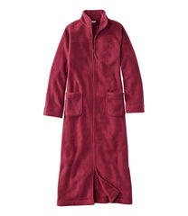 L.L.Bean Women's Winter Fleece Robe, Zip-Front CLOTHING