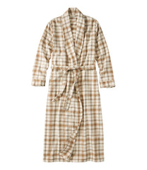 L.L.Bean Women's Scotch Plaid Flannel Robe CLOTHING