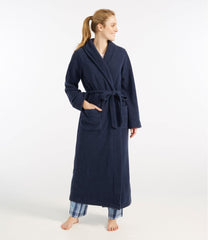 L.L.Bean Women's Winter Fleece Robe, Wrap-Front CLOTHING
