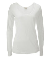 L.L.Bean Women's Silk Pointelle, Long-Sleeve Scoopneck CLOTHING