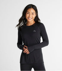 L.L.Bean Women's Cresta Midweight 250 Crew Top CLOTHING