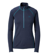 L.L.Bean Women's Cresta Midweight 250 T-Zip Top CLOTHING