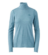 L.L.Bean Women's Cresta Ultralight 150 Turtleneck, Stripe CLOTHING