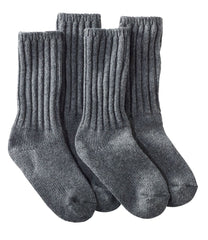 L.L.Bean Adults' Merino Wool Ragg Socks, 10" 2-Pack CLOTHING|FOOTWEAR
