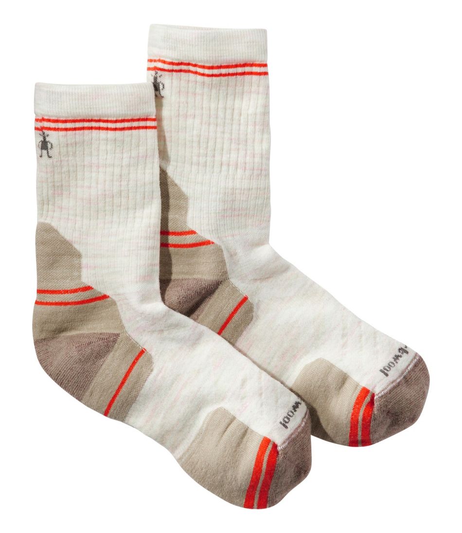 L.L.Bean Women's Smartwool Hike Targeted Cushion Socks, Mid-Crew CLOTHING|FOOTWEAR