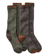 L.L.Bean Muck Heavyweight Merino Wool Blend Socks, Boot Height 2-Pack CLOTHING|FOOTWEAR|OUTDOOR EQUIPMENT