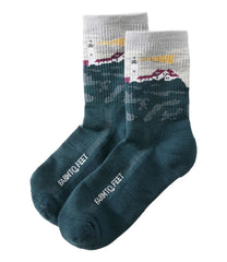 L.L.Bean Adults' Farm to Feet Portland Headlight Lighthouse Light Cushion 3/4 Crew Socks CLOTHING|FOOTWEAR