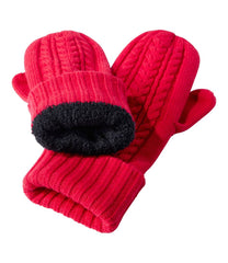 L.L.Bean Women's Heritage Cable Mittens CLOTHING|OUTERWEAR|SALE