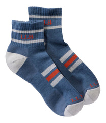 L.L.Bean Adults' Katahdin Hiker Socks, 1/4 Crew Stripe CLOTHING|FOOTWEAR|SALE