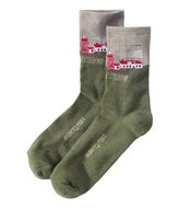 L.L.Bean Adults' Farm to Feet Portland West Quoddy Lighthouse Light Cushion 3/4 Crew Socks CLOTHING|FOOTWEAR