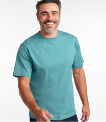 L.L.Bean Men's Carefree Unshrinkable Tee, Traditional Fit Short-Sleeve CLOTHING|SALE