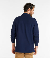 L.L.Bean Men's Premium Double L® Polo, Long-Sleeve Without Pocket CLOTHING|SALE