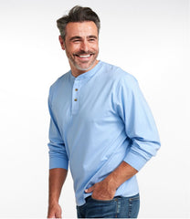 L.L.Bean Men's Carefree Unshrinkable Tee, Traditional Fit, Long-Sleeve Henley CLOTHING|SALE