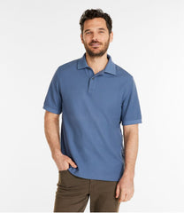 L.L.Bean Men's Premium Double L® Polo Banded, Short-Sleeve Without Pocket CLOTHING|SALE