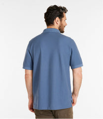 L.L.Bean Men's Premium Double L® Polo Banded, Short-Sleeve Without Pocket CLOTHING|SALE