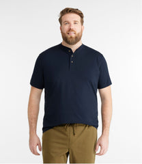 L.L.Bean Men's Carefree Unshrinkable Tee, Traditional Fit, Henley CLOTHING|SALE