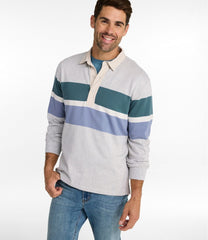 L.L.Bean Men's Bean's Vintage Soft Rugby, Chest Stripe CLOTHING|SALE