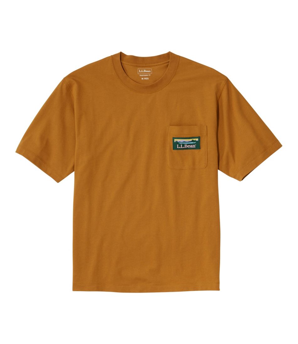 L.L.Bean Men's Katahdin Logo Tee, Short-Sleeve CLOTHING