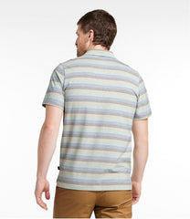 L.L.Bean Men's Comfort Stretch Performance® Pima Polo, Short-Sleeve, Stripe CLOTHING|SALE