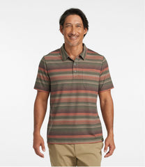 L.L.Bean Men's Everyday SunSmart® Polo 2.0, Short-Sleeve Stripe CLOTHING|SALE