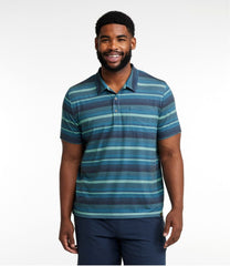 L.L.Bean Men's Everyday SunSmart® Polo 2.0, Short-Sleeve Stripe CLOTHING|SALE
