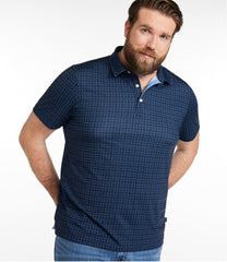 L.L.Bean Men's Comfort Stretch Performance® Party Polo, Slightly Fitted, Short-Sleeve, Print CLOTHING