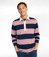 L.L.Bean Men's Bean's Vintage Soft Rugby, Stripe CLOTHING|SALE