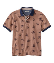 L.L.Bean Men's Casco Bay Rugged Polo, Short-Sleeve, Print CLOTHING|SALE