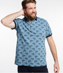 L.L.Bean Men's Casco Bay Rugged Polo, Short-Sleeve, Print CLOTHING|SALE