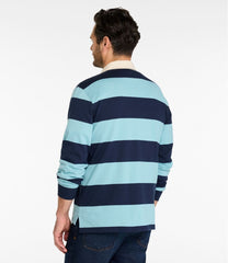L.L.Bean Men's Bean's Vintage Soft Rugby, Stripe Embroidered CLOTHING