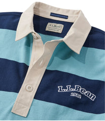 L.L.Bean Men's Bean's Vintage Soft Rugby, Stripe Embroidered CLOTHING