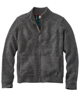 L.L.Bean Men's Classic Ragg Wool Sweater, Full-Zip Flannel-Lined CLOTHING