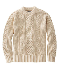 L.L.Bean Men's Signature Cotton Fisherman Sweater CLOTHING|SALE