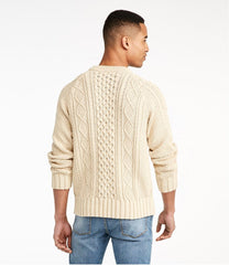L.L.Bean Men's Signature Cotton Fisherman Sweater CLOTHING|SALE