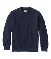 L.L.Bean Men's Sunwashed Textured Cotton Sweater, Crewneck CLOTHING|SALE