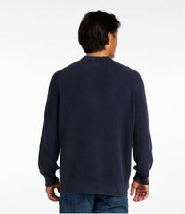 L.L.Bean Men's Sunwashed Textured Cotton Sweater, Crewneck CLOTHING|SALE