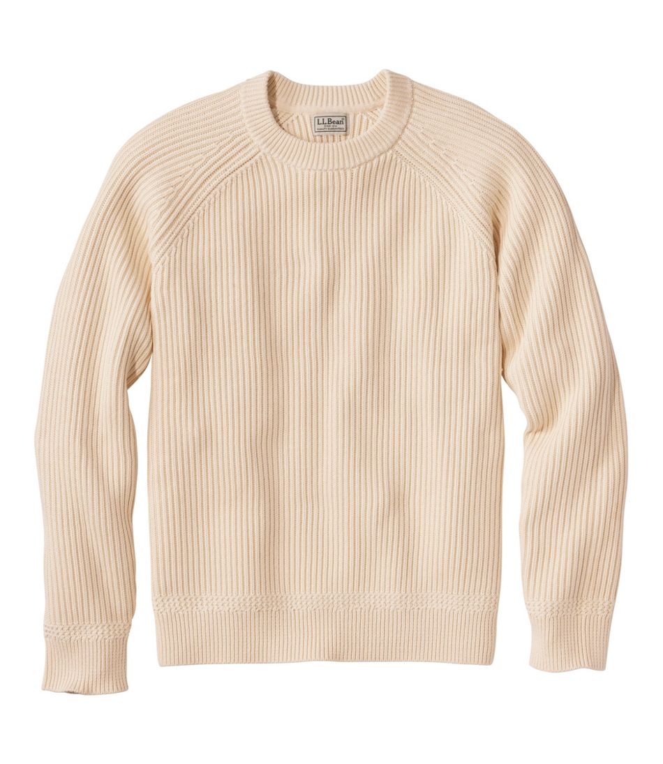 L.L.Bean Men's Mariner Rib Crew Sweater CLOTHING