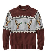 L.L.Bean Men's Signature Organic Cotton Rollneck Sweater, Fair Isle CLOTHING