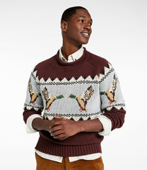 L.L.Bean Men's Signature Organic Cotton Rollneck Sweater, Fair Isle CLOTHING