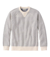 L.L.Bean Men's Wicked Soft Cotton/Cashmere Sweater, Crewneck, Pattern CLOTHING