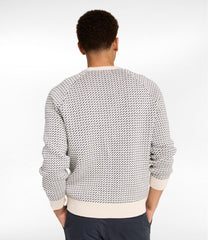 L.L.Bean Men's Wicked Soft Cotton/Cashmere Sweater, Crewneck, Pattern CLOTHING